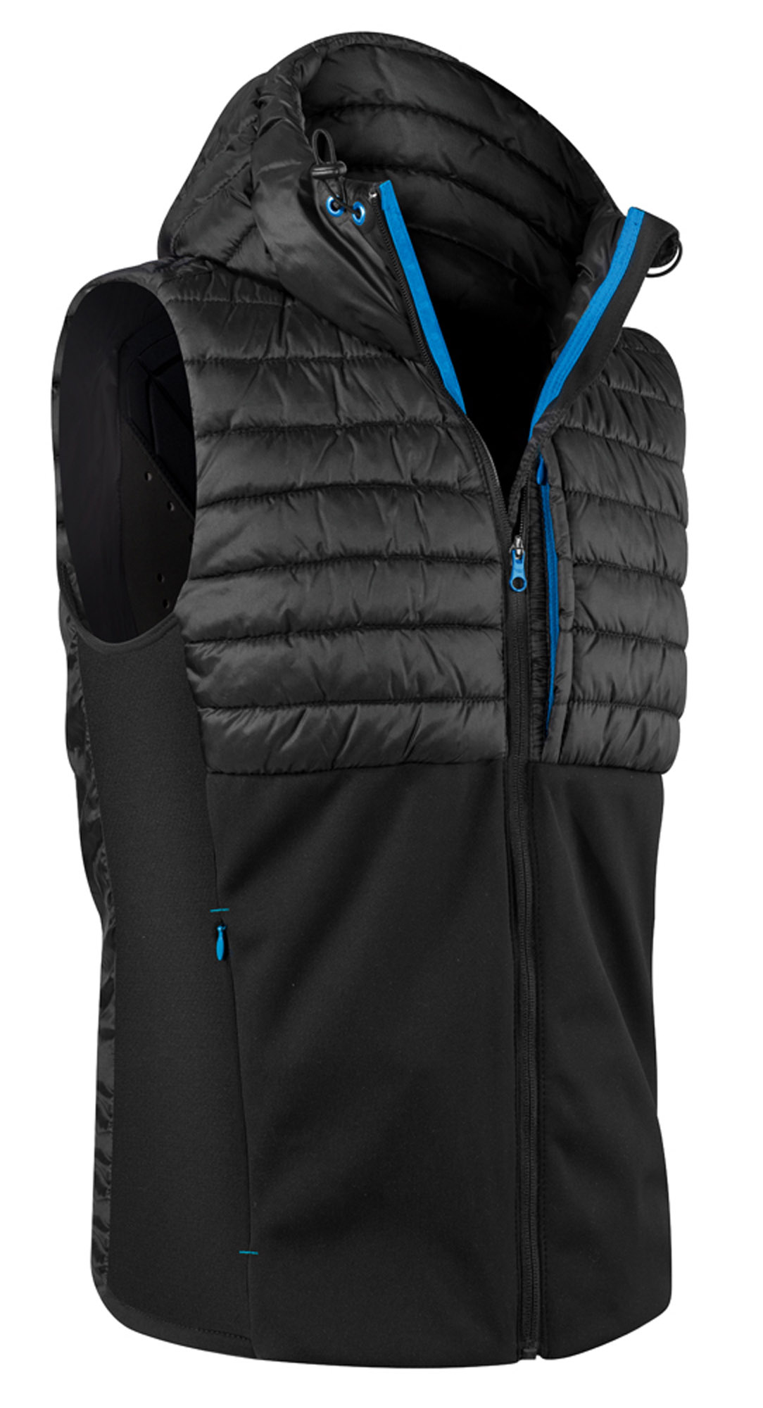 Thermovest Snow Men with Hoody front